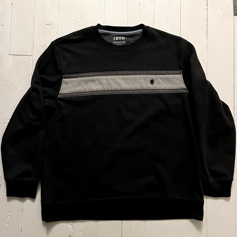 Black Izod Advantage Stretch Pullover